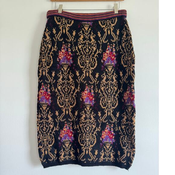 Vintage Anne Pinkerton Knit Sweater Pencil Skirt Boho Chic Artsy Eclectic SZ S - Picture 1 of 7